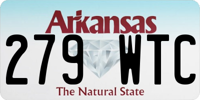 AR license plate 279WTC