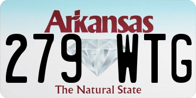 AR license plate 279WTG