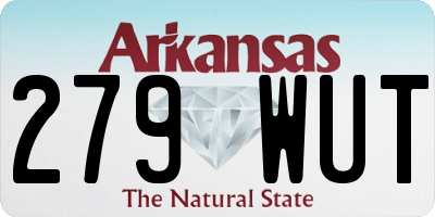 AR license plate 279WUT