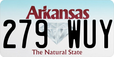 AR license plate 279WUY