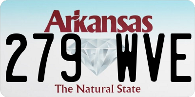 AR license plate 279WVE