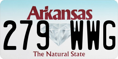 AR license plate 279WWG