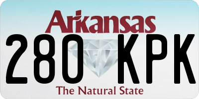 AR license plate 280KPK