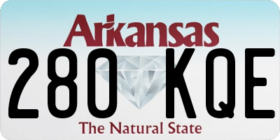 AR license plate 280KQE