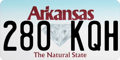 AR license plate 280KQH