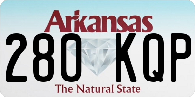AR license plate 280KQP