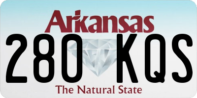 AR license plate 280KQS