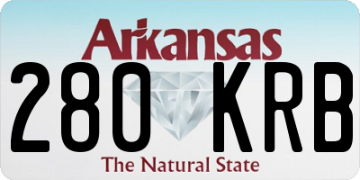 AR license plate 280KRB