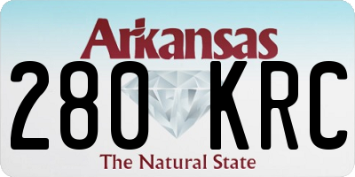 AR license plate 280KRC
