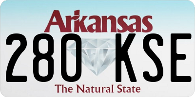 AR license plate 280KSE