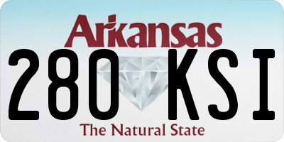 AR license plate 280KSI