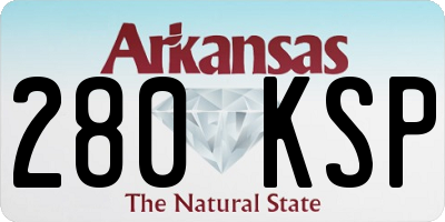 AR license plate 280KSP