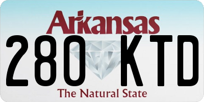 AR license plate 280KTD