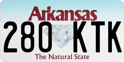 AR license plate 280KTK