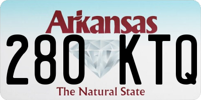 AR license plate 280KTQ