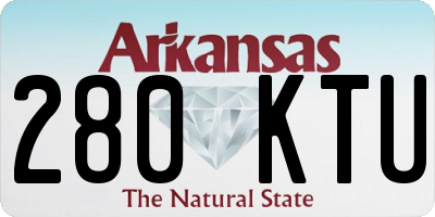 AR license plate 280KTU