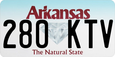 AR license plate 280KTV