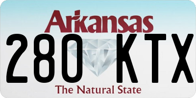 AR license plate 280KTX