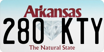 AR license plate 280KTY