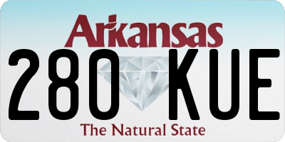 AR license plate 280KUE