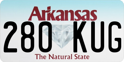 AR license plate 280KUG