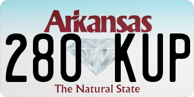 AR license plate 280KUP