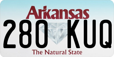 AR license plate 280KUQ