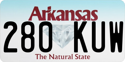 AR license plate 280KUW