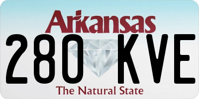 AR license plate 280KVE