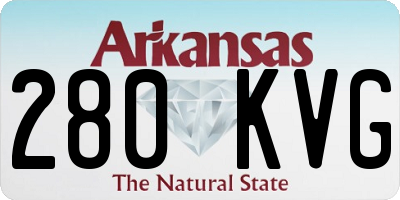 AR license plate 280KVG