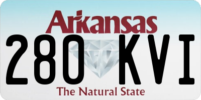 AR license plate 280KVI