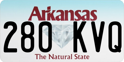 AR license plate 280KVQ
