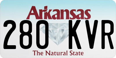 AR license plate 280KVR