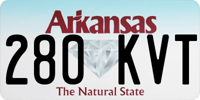 AR license plate 280KVT