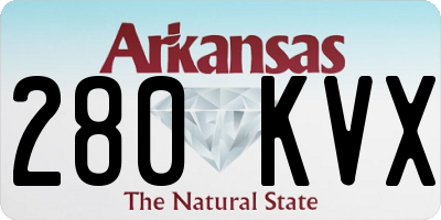 AR license plate 280KVX