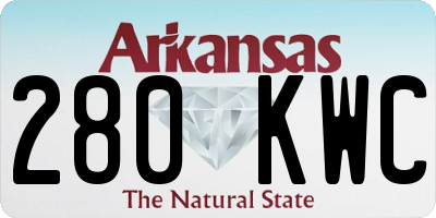 AR license plate 280KWC