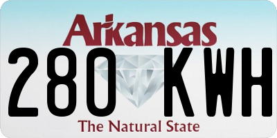 AR license plate 280KWH