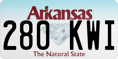AR license plate 280KWI