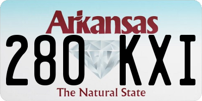 AR license plate 280KXI