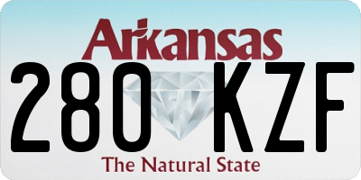 AR license plate 280KZF