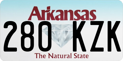 AR license plate 280KZK