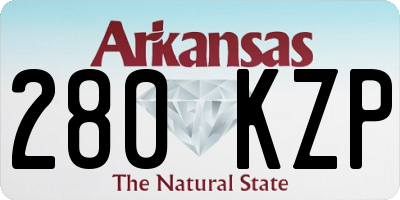 AR license plate 280KZP
