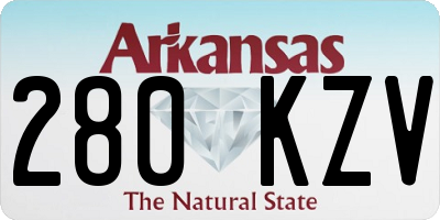 AR license plate 280KZV