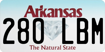 AR license plate 280LBM