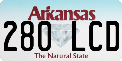 AR license plate 280LCD
