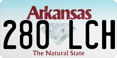 AR license plate 280LCH
