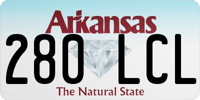 AR license plate 280LCL