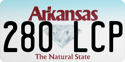 AR license plate 280LCP