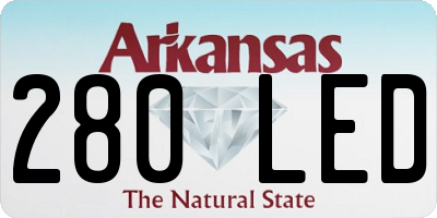 AR license plate 280LED