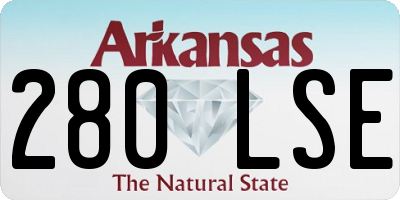 AR license plate 280LSE